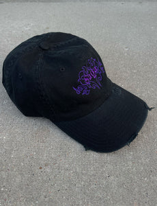 SAGA FAM CAP - black & purple