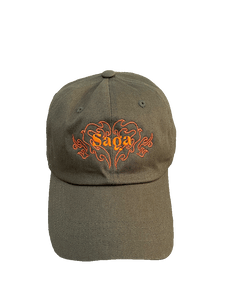 SAGA FAM CAP - army & orange