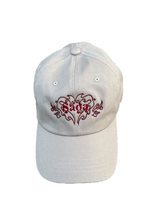 SAGA FAM CAP - cream & red