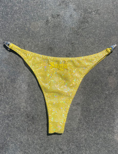 RUBY bikini bottom - lemon shimmer
