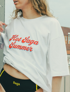 HOT SAGA SUMMER tee - white