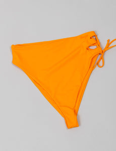 product picture of orange cut out bikini bottom